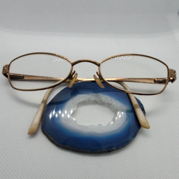 Elizabeth Arden Gold Prescription Glasses Frames - Picture 1 of 7